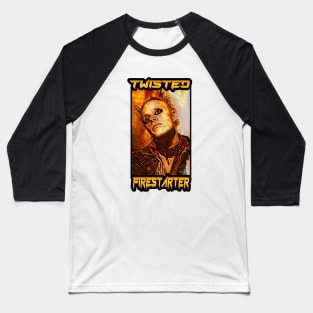 90s Techno Icon - TWISTED FIRESTARTER Baseball T-Shirt